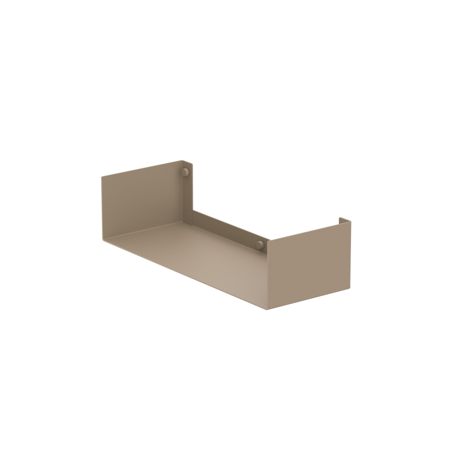 modern bookshelf in beige color