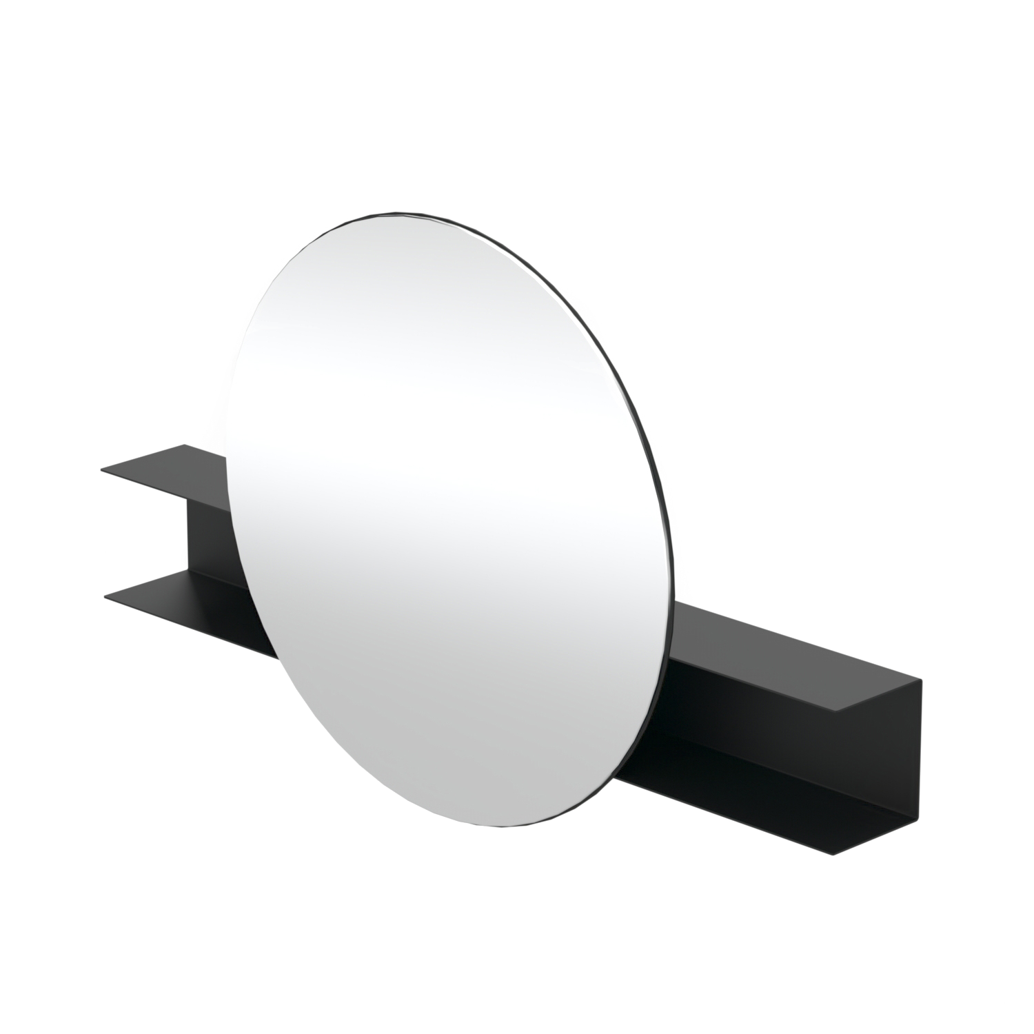 Nemesis - Round Wall Mirror with shelf