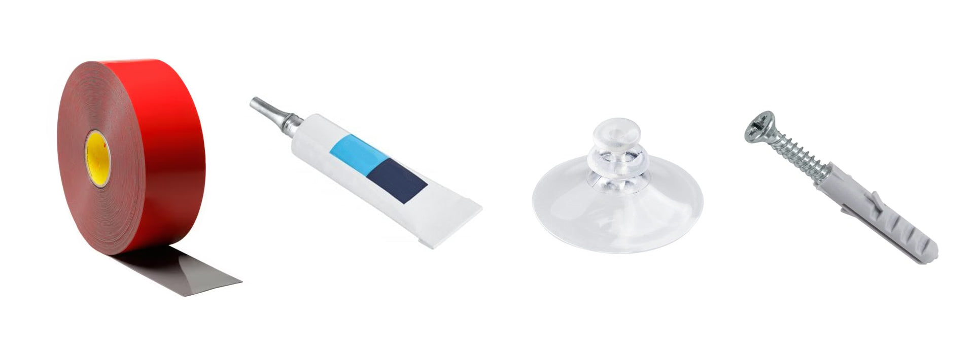 no drilling showe shelf mounting options