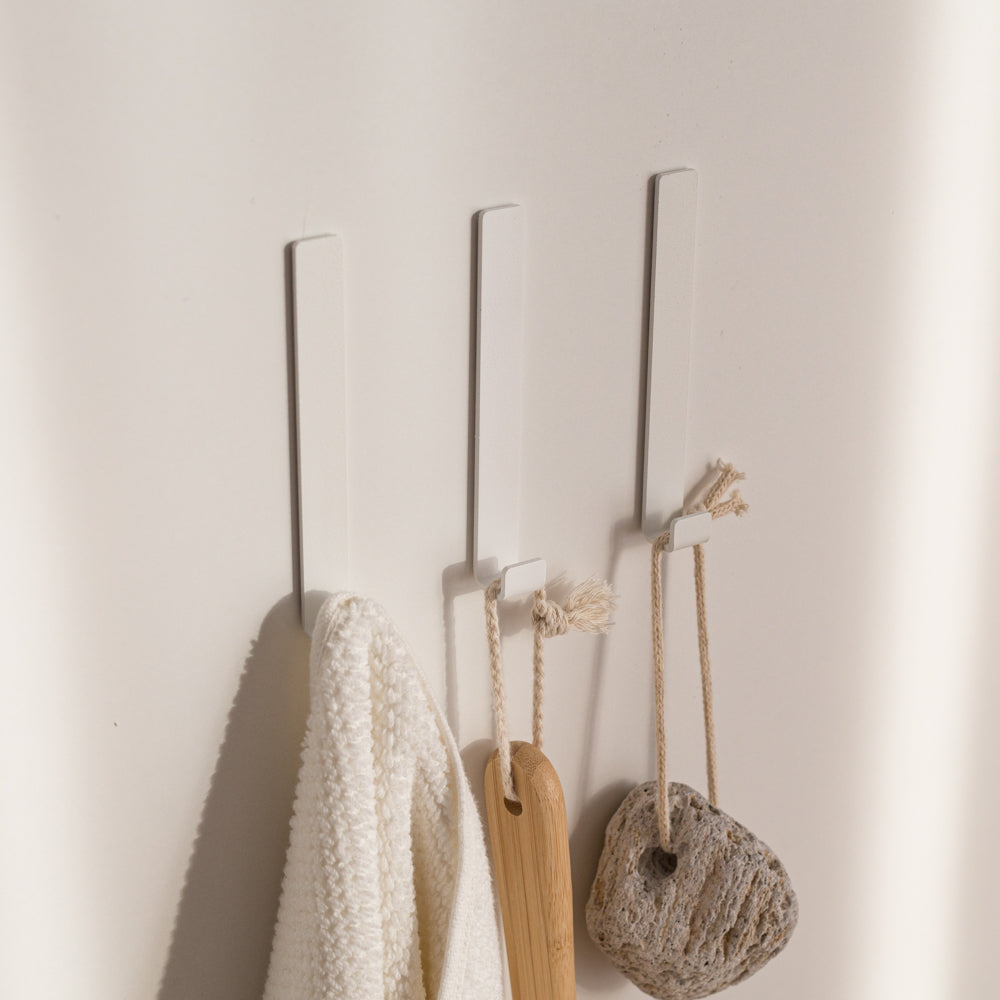 set of bathroom hooks