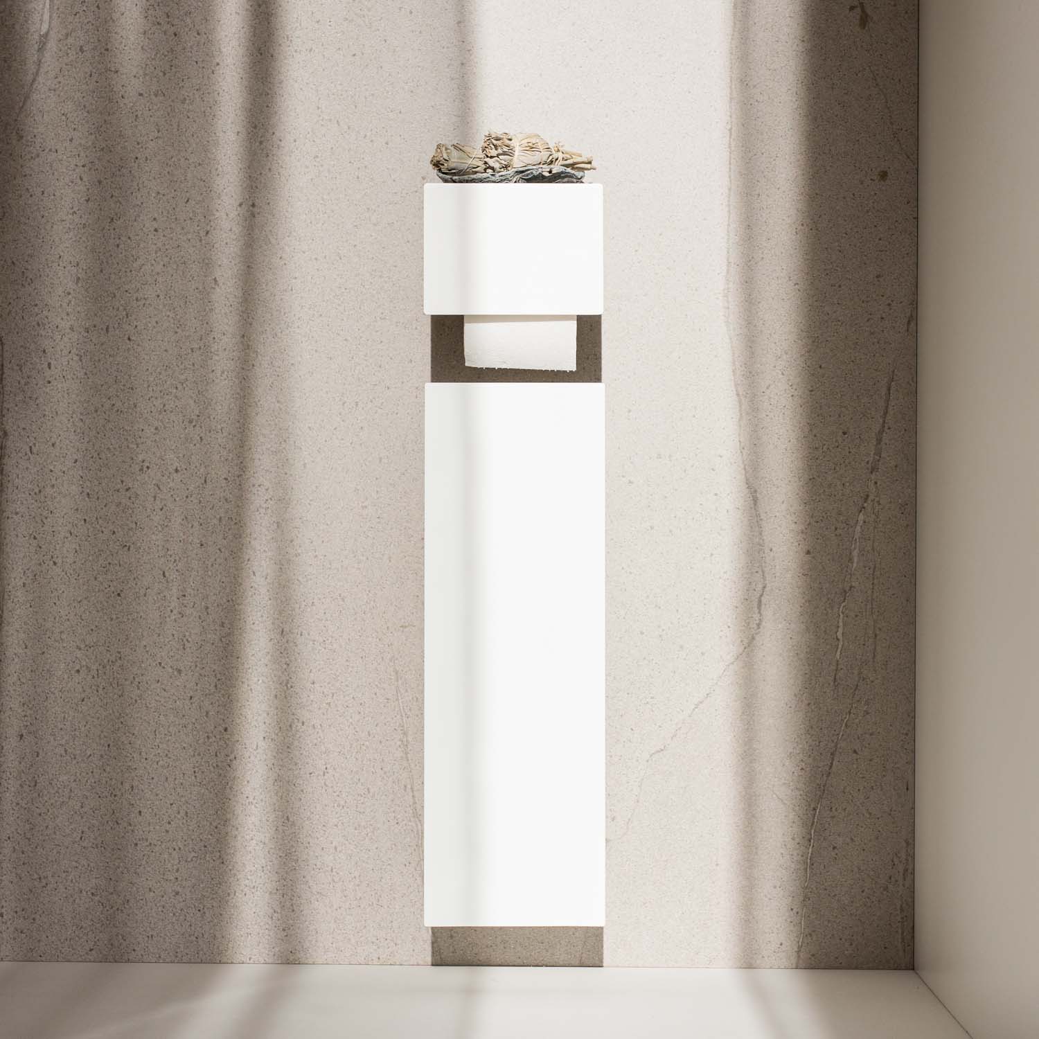 white toilet set with toilet paper and brush holder no drilling